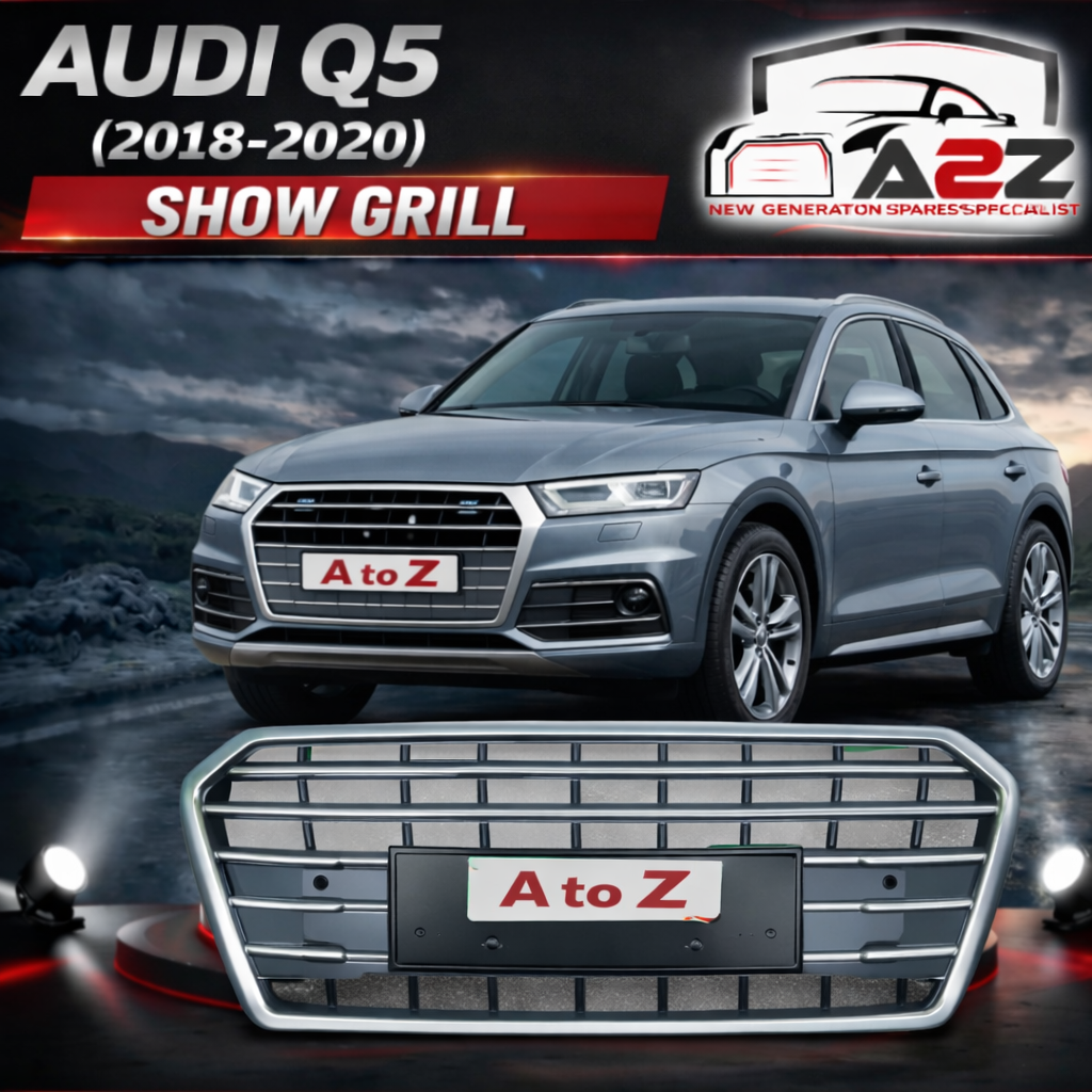 Show grill Compatible With   Audi Q5 (2018-2020)  Original Grey Tag No.151