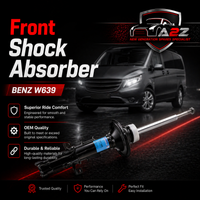 Fornt Suspension Shock Absorber Left & Right 6393201513 Compatible With Mercedes Benz W639
