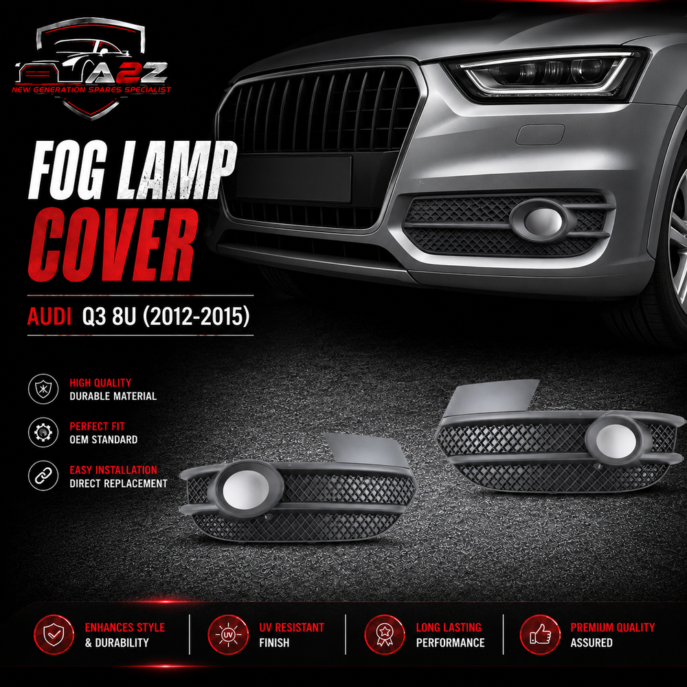 Fog Lamp Cover Left 8U0807681A & Right 8U0807682A Compatible With Audi Q3 8U (2012-2015) Tag No.71