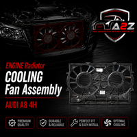 Engine Radiator Cooling Fan Assembly 4H0121207C Compatible With AUDI A8 4H