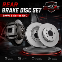Rear Brake Disc Set 34216753215 34216864061 34216778965 Compatible With BMW 5 Series E60