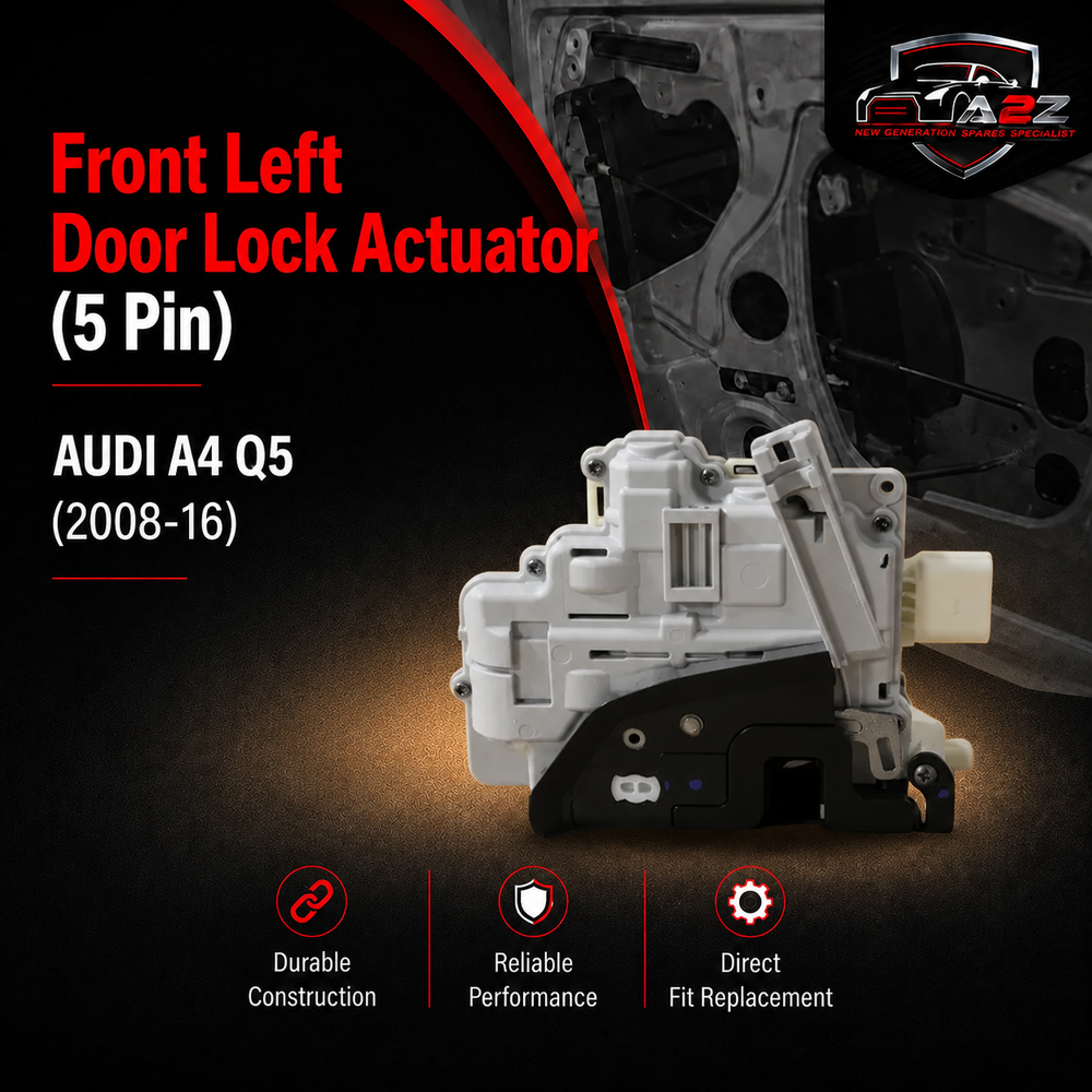 Front Left Door Lock Actuator (5 Pin) 8J2837015D Compatible With AUDI A4 Q5 (2008-16)