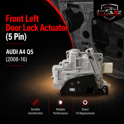 Front Left Door Lock Actuator (5 Pin) 8J2837015D Compatible With AUDI A4 Q5 (2008-16)