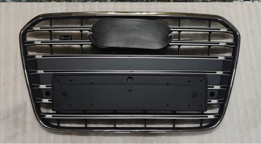 S6 Matt Grey Upgrade Show Grill Compatible With Audi = A6 (2012-15) Tag No.57