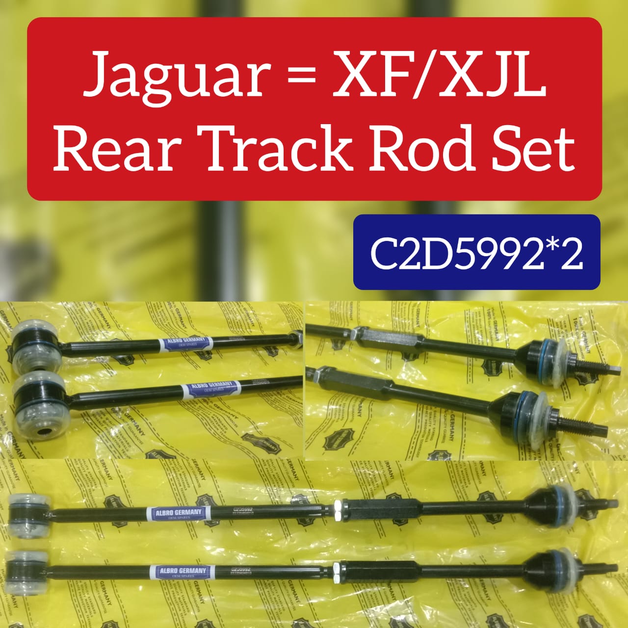 Rear Track Rod C2D59922 Compatible With Jaguar XF/XJL