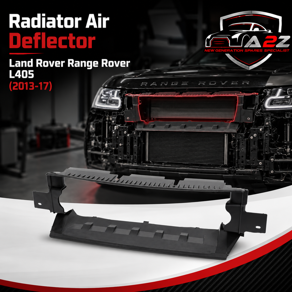 Radiator Air Deflector LR033415 Compatible With Land Rover Range Rover L405 (2013-17)