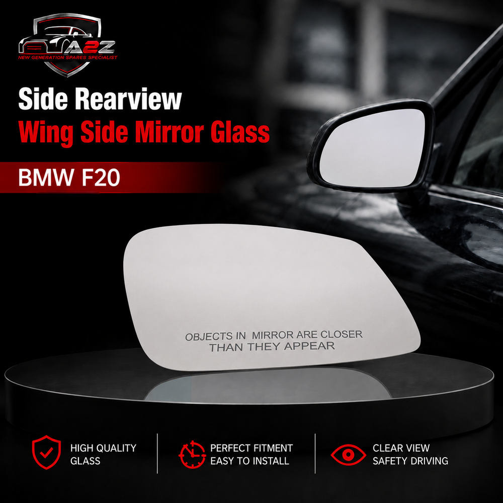 Side Rearview Wing Side Mirror Glass Left 51167285009 & Right 51167285010 Compatible With BMW 1 Series F20 & 3 Series F30 & 3 Series GT F34