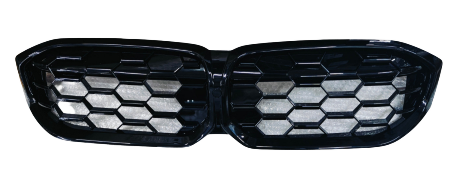 Black Kidney Grill  51115A1BFB1 Compatible With BMW 3 Series G20 & G28 LCI M Sport M340i (2023+) Tag No.107