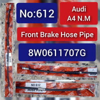 Front Brake Hose Pipe 8W0611707G Compatible With AUDI A4 N.M Tag-H-612