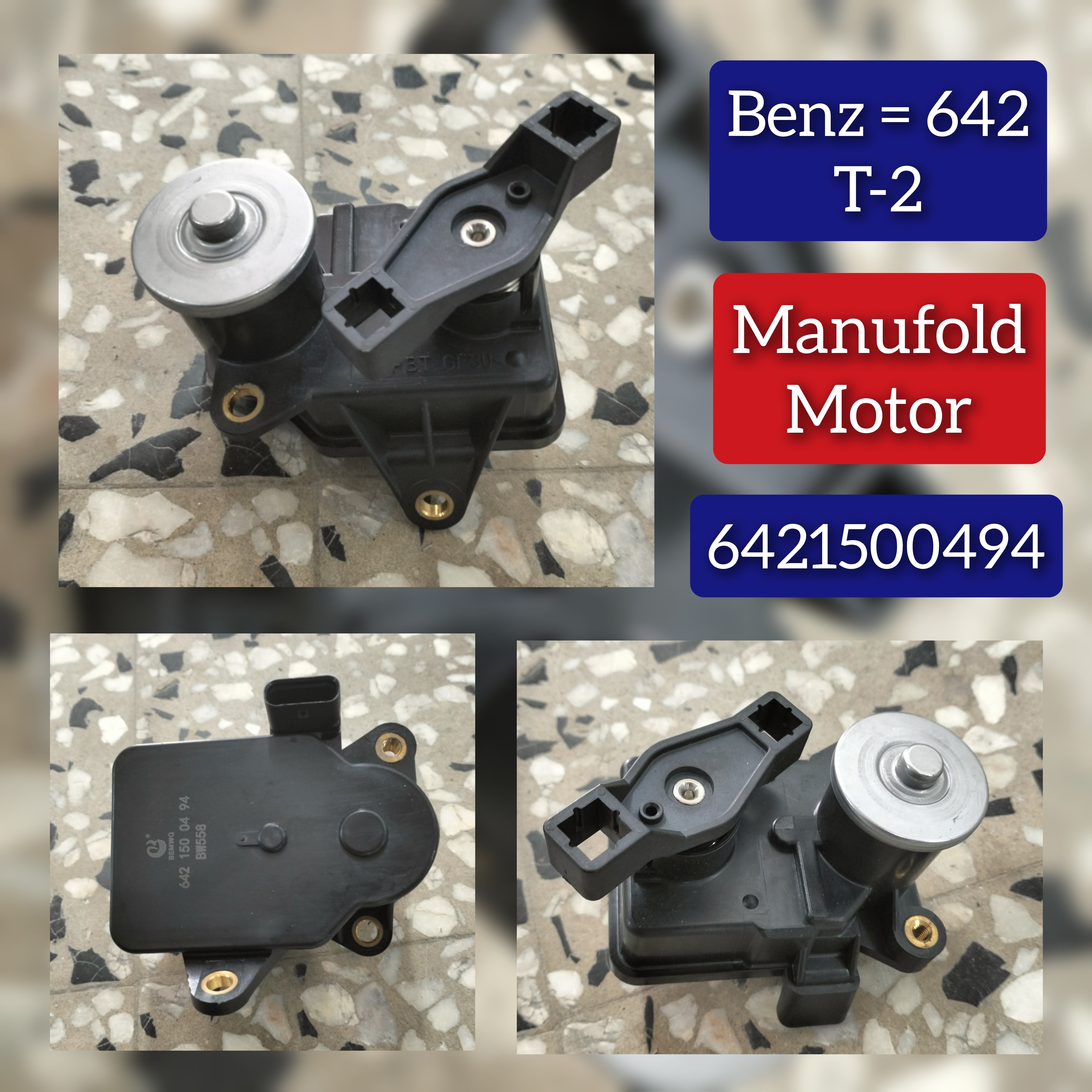 Engine Intake Manifold Actuator 6421500494 (642 Engine T-2) Compatible With MERCEDES BENZ CLS (C219) & E-CLASS (W211) & GL-CLASS (X164) & M-CLASS (W164) & S-CLASS (W221, V221)