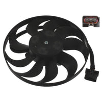 Engine Cooling Fan Motor Fan Assembly (Small) 6QD959455C Compatible With SKODA FABIA II (542) & OCTAVIA I (1U2) & VW NEW BEETLE (9C1, 1C1)