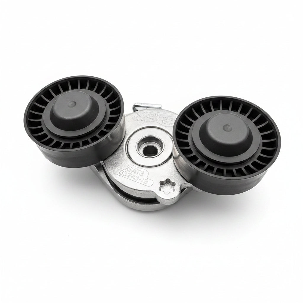 Belt Tensioner With Pulley LR071712 Compatible With LAND ROVER DISCOVERY SPORT (L550) & RANGE ROVER EVOQUE (L538) & RANGE ROVER EVOQUE (L551) & RANGE ROVER SPORT II (L494) & JAGUAR XE (X760) & XF II (X260) & XF SPORTBRAKE (X260)