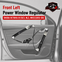 Front Left Power Window Regulator 5E0837461 5E0837461B 5ED837461 Compatible with SKODA OCTAVIA III (5E3, NL3, NR3)