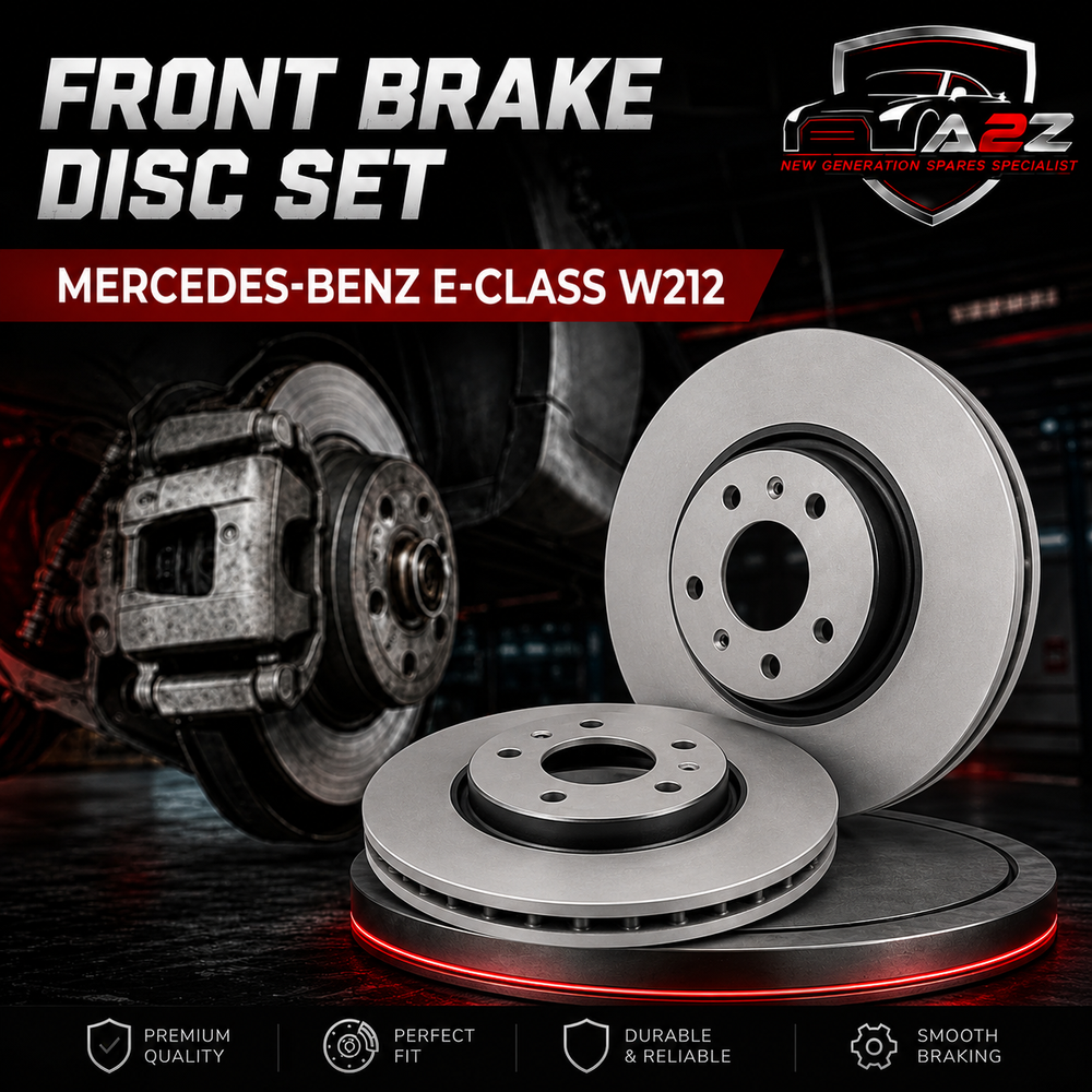 Front Brake Disc Set A0004211212 A2044210812 Compatible With MERCEDES-BENZ E-CLASS W212