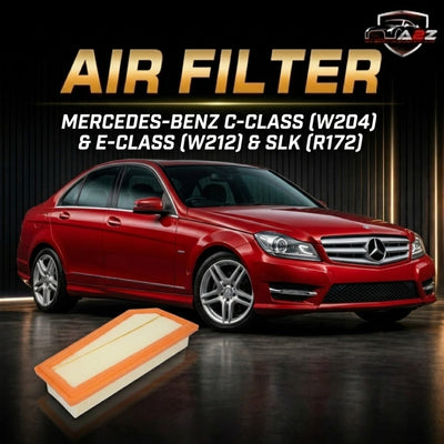 Air Filter E1015L & 27109440304 & LX2813 Compatible With MERCEDES-BENZ C-CLASS (W204) & E-CLASS (W212) & SLK (R172)Tag 103