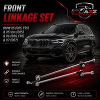 Front Axle Sway Bar End Stabilizer Link Right 31356881808 & Left 31356881807 Set Compatible With BMW X5 (G05, F95) & X5 Van (G05) & X6 (G06, F96) & X7 (G07)