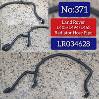 Radiator Water Hose Pipe LR034628 For LAND ROVER DISCOVERY V (L462) & RANGE ROVER IV (L405) & RANGE ROVER SPORT II (L494) Tag No.371