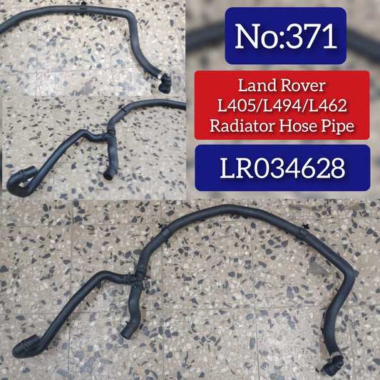 Radiator Water Hose Pipe LR034628 For LAND ROVER DISCOVERY V (L462) & RANGE ROVER IV (L405) & RANGE ROVER SPORT II (L494) Tag No.371