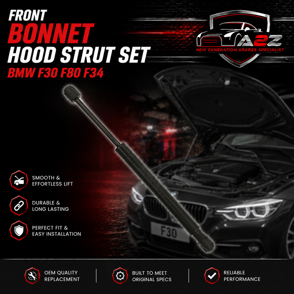 Front Bonnet Hood Strut  51237239233 51237255812 51237307772 51238497628 Compatible With  BMW 3 Series (F30, F80) & 3 Gran Turismo (F34)