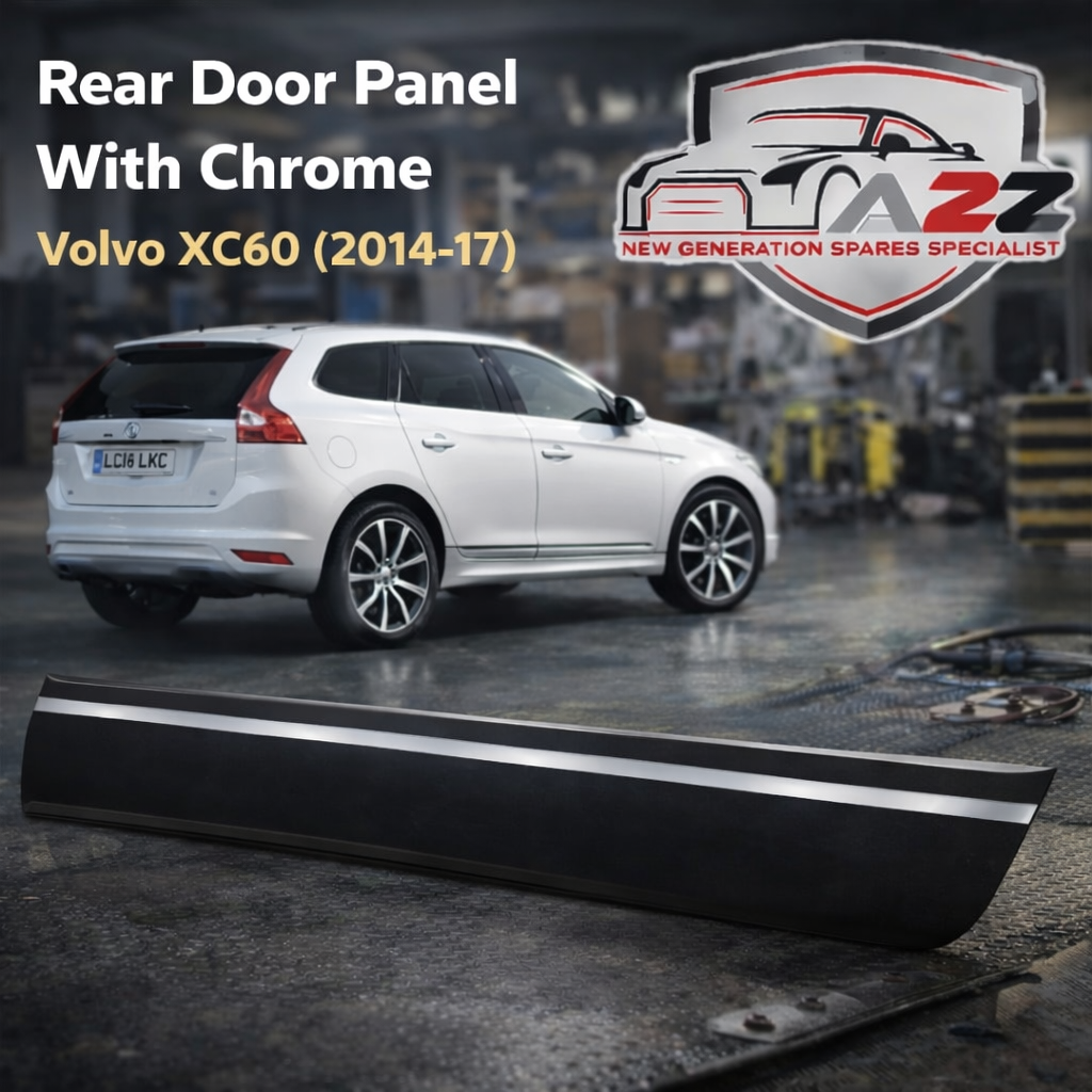 Rear Door Panel With Chrome Right 31333819 39821370 Compatible With Volvo XC60 (2014-17)