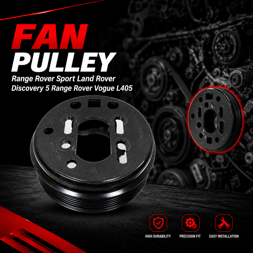 Fan Pulley LR121783 Compatible With  Range Rover Sport Land Rover Discovery 5 Range Rover Vogue L405