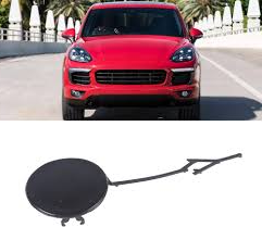 Front Bumper Tow Towing Cap Cover Hook Left 95850515540 Right 95850515640 Compatible with PORSCHE CAYENNE (2015)