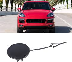 Front Bumper Tow Towing Cap Cover Hook Left 95850515540 Right 95850515640 Compatible with PORSCHE CAYENNE (2015-2018) Tag No.137