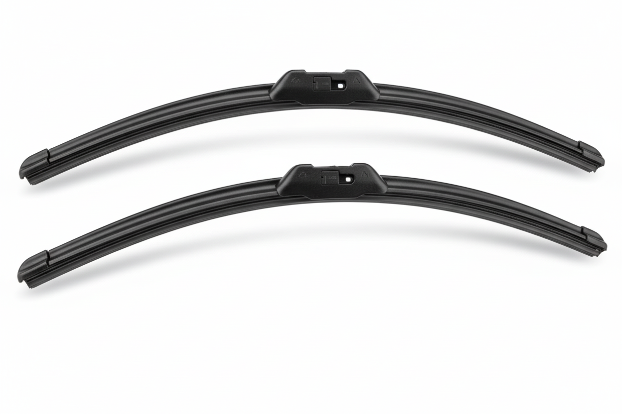 Front Wiper Blade Set (24'22 Inch) 61612455442 61610431438 61610431463 61612455442 61617066331 61617066332 Compatible with BMW 5-Series E60 Tag No.101