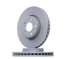 Front Brake Disc Set 8W0615301H 80A615301E 8W0615301AA Compatible With AUDI A4 B9 8W2 & A5 Convertible F57 & Q5 FYB, FYG