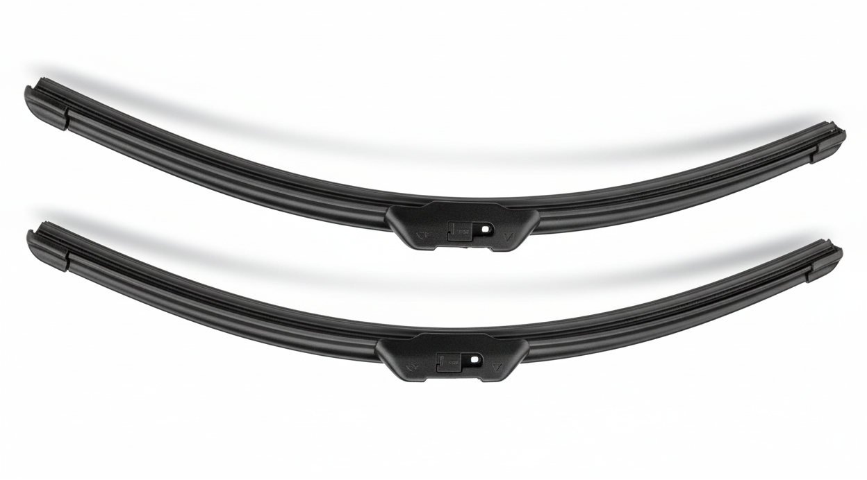 Front Wiper Blade Set (24'22 Inch) 61612455442 61610431438 61610431463 61612455442 61617066331 61617066332 Compatible with BMW 5-Series E60 Tag No.101