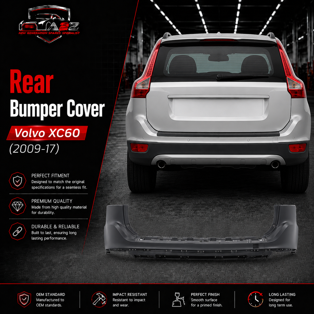 Rear Bumper Cover 39855021 Compatible With Volvo XC60 (2009-17)