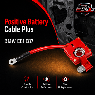 Positive Battery Cable Plus 61129217017 Compatible With BMW E81 E87