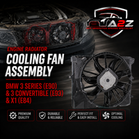 Engine Radiator Cooling Fan Assembly 17427562080 17427533274 Compatible With BMW 3 Series (E90) & 3 Convertible (E93) & X1 (E84)