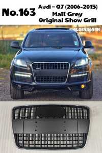 Matt Grey Original Show Grill Compatible With Audi = Q7 (2006-15) Tag No.163