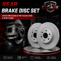 Rear Brake Disc Set 31423721 Compatible With VOLVO S90 II (234) & V90 II Estate (235) & XC60 II (246)