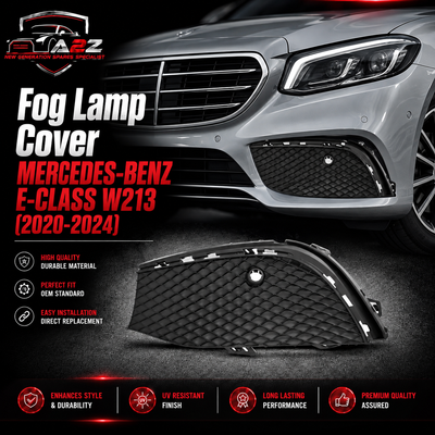 Fog Lamp Cover  Left 2138853103 Right 2138853203 A2138853103 Compatible With MERCEDES-BENZ E-CLASS (W213) (2020-2024) Tag No.353