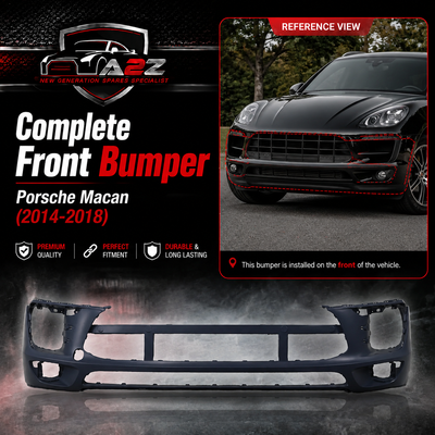 Complete Front Bumper 95B807221A Compatible With Porsche Macan (2014-2018) Tag No.171