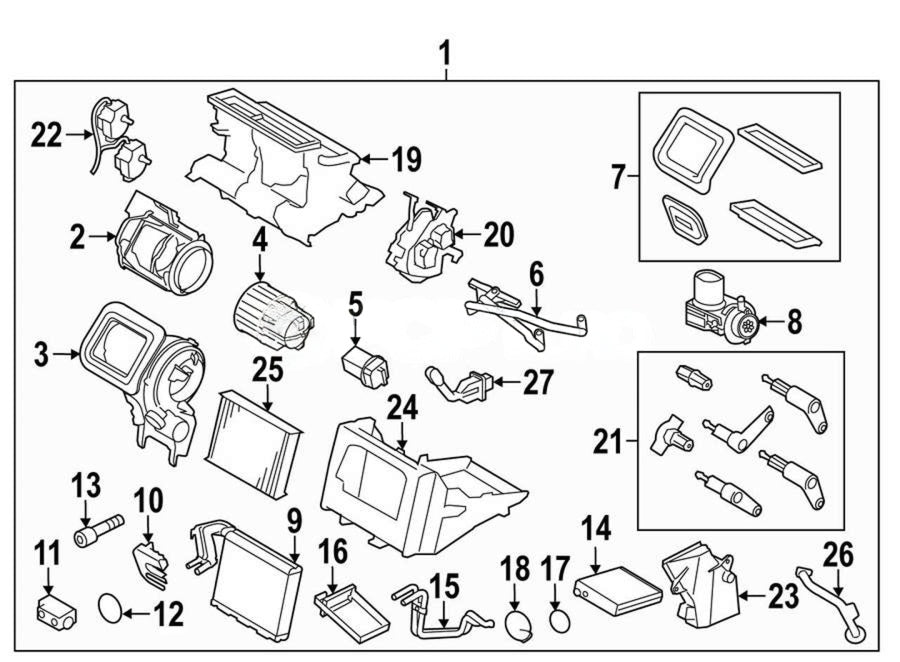 AC Cooling Expansion Valve 30733930 30767018 31267504 31291817 Compatible With VOLVO Volvo XC60 & VOLVO S80 II (124) & Volvo S60 Tag No.308