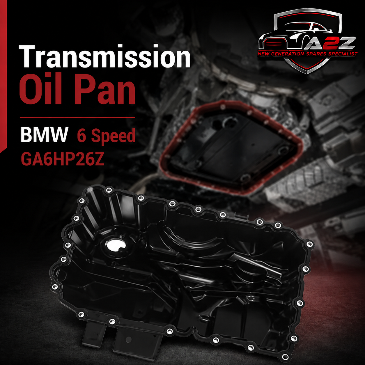 Transmission Oil Pan 11137618512 Compatible With  BMW 6 Speed GA6HP26Z