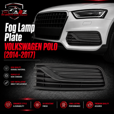 Fog Lamp Plate 6C0853665 Compatible With VOLKSWAGEN POLO (2014-2017)