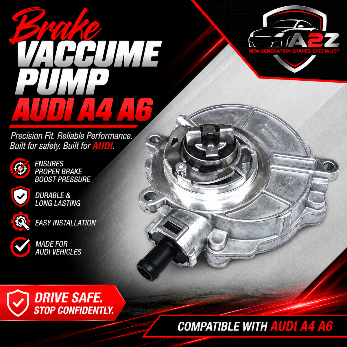 Brake Vaccume Pump 06E145100R  Compatible With AUDI A4 A6