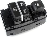 BMW 7 Series F02 & 5 Series F10 /F07/F06/  8 Pin Window Black Switch Compatible with F01/F02/F03/F04/F10/F12/F13 61319352183 61319204862 61319195269 Tag-SW-20