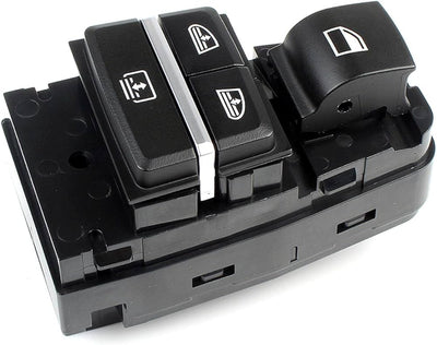 BMW 7 Series F02 & 5 Series F10 /F07/F06/  8 Pin Window Black Switch Compatible with F01/F02/F03/F04/F10/F12/F13 61319352183 61319204862 61319195269 Tag-SW-20