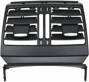 Black Ac Vent Grille Center 64229220101 & Right 64229227768 & Left 64229227767 & Rear 64226954953 Compatible With BMW X5 E70