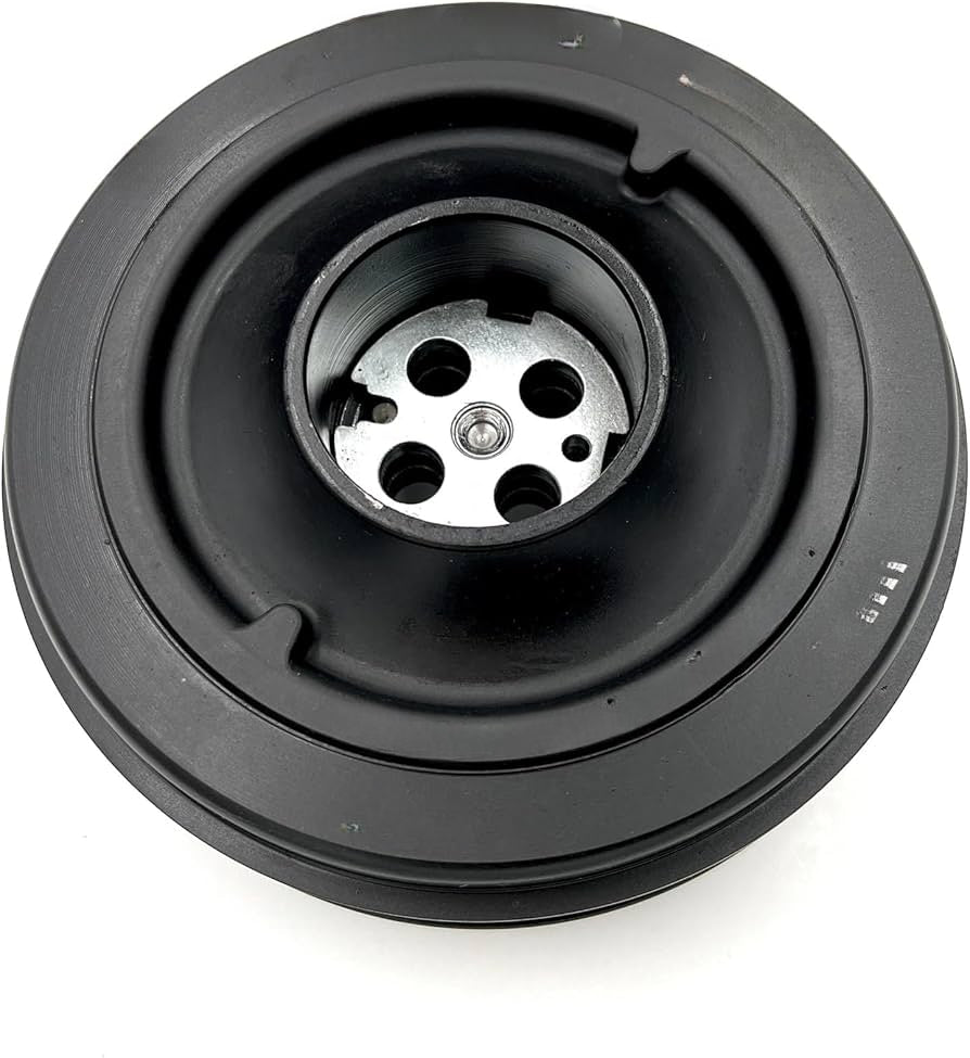 Crankshaft Pulley LR074072 LR113860 G4D36316AC G4D36316AG Compatible With LAND ROVER DISCOVERY SPORT (L550) & DISCOVERY V (L462) & RANGE ROVER EVOQUE (L538) &  XE (X760) & JAGUAR F-PACE (X761) &XF II (X260)Tag-CP-14