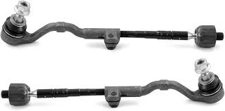 Front Steering Tie Rod End Head Assembly (Rack End & Tie Rod End) Right & Left Set 32106858735 32106858737 Compatible With BMW X5 (F15, F85) & X6 (F16, F86)