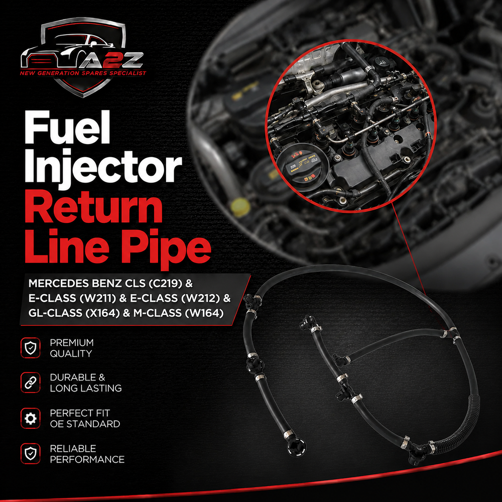 Fuel Injector Return Line 6420705532 6420701932 6420703032 Compatible With MERCEDES BENZ  CLS (C219) & E-CLASS (W211) & E-CLASS (W212) & GL-CLASS (X164) & M-CLASS (W164)