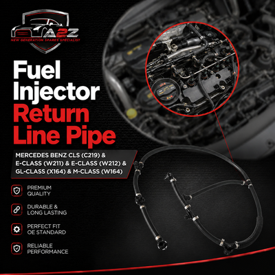 Fuel Injector Return Line 6420705532 6420701932 6420703032 Compatible With MERCEDES BENZ  CLS (C219) & E-CLASS (W211) & E-CLASS (W212) & GL-CLASS (X164) & M-CLASS (W164)