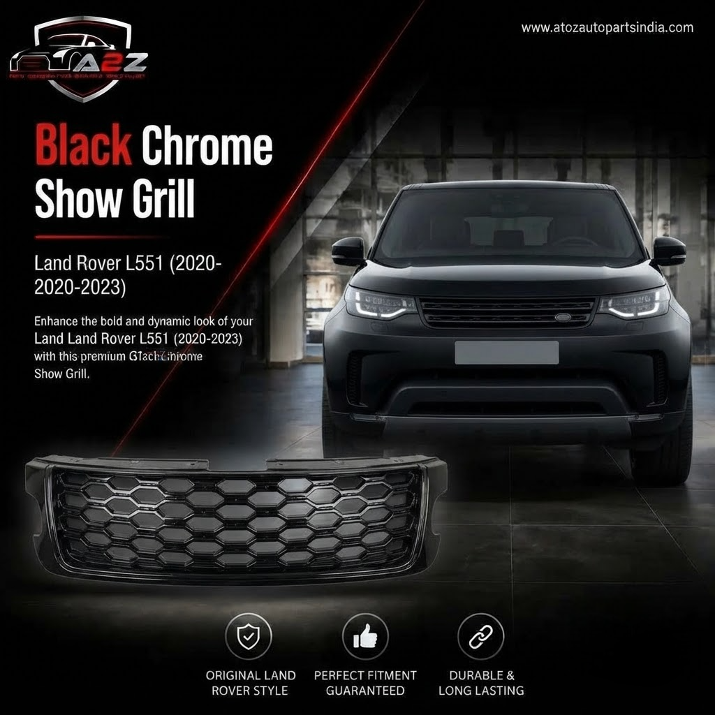 Black Chrome Show Grill Compatible With Land Rover RANGE ROVER EVOQUE  L538 Land Rover L551 (2020-23) Tag 37