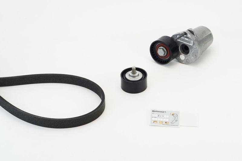Multi Rib Belt Kit 6DPK1817K1 11282339110 Compatible With BMW 3 (E90), 3 Convertible (E93), 5 (E60), X1 (E84), X3 (E83)  (CONTINENTAL)